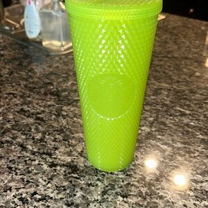 Gently used Starbucks cold cup *Glow in the dark*💚